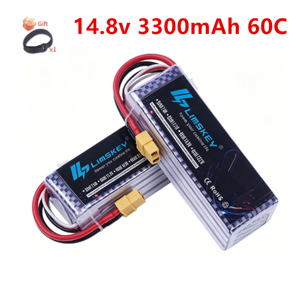 Rc Hobby Airplanes - แบตเตอรี่ 4S LiPo 14.8V 3300mAh 60C/80C