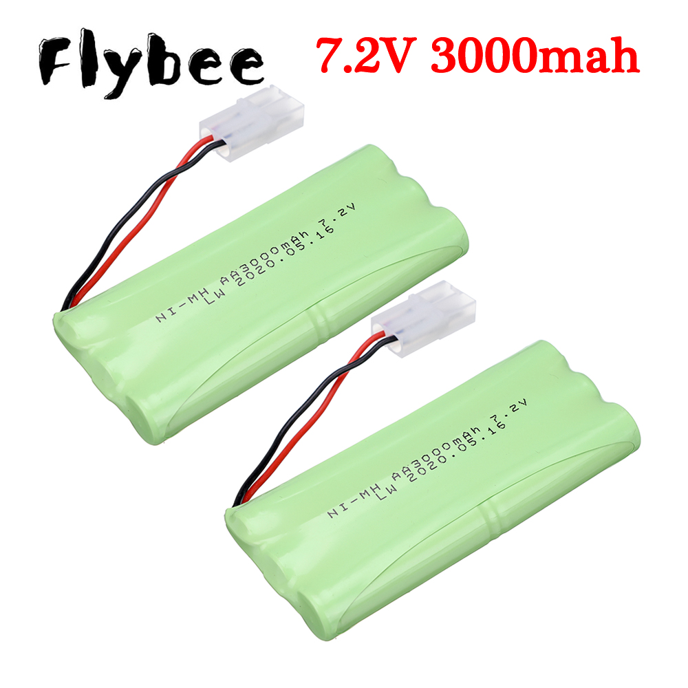 Rc Hobby Tank - 7.2v แบตเตอรี่ชาร์จ 3000mah แบตเตอรี่ NiMH สําหรับของเล่น