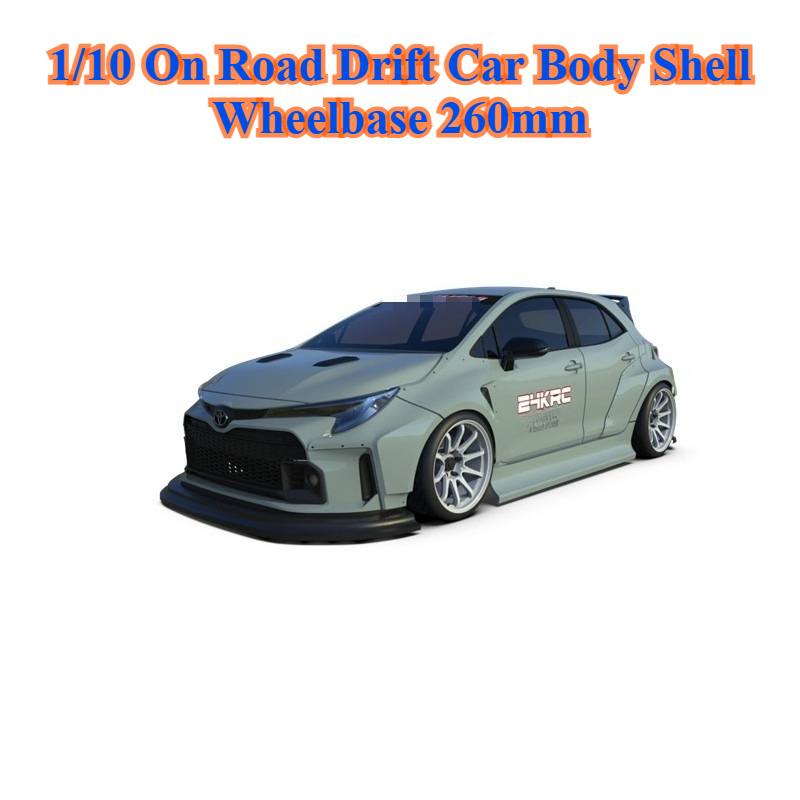 Rc Hobby Drift Car - ชุดอัปเกรดตัวถังแบบกว้างและต่ำสำหรับรถ RC สเกล 1/10 รุ่น 24KRC