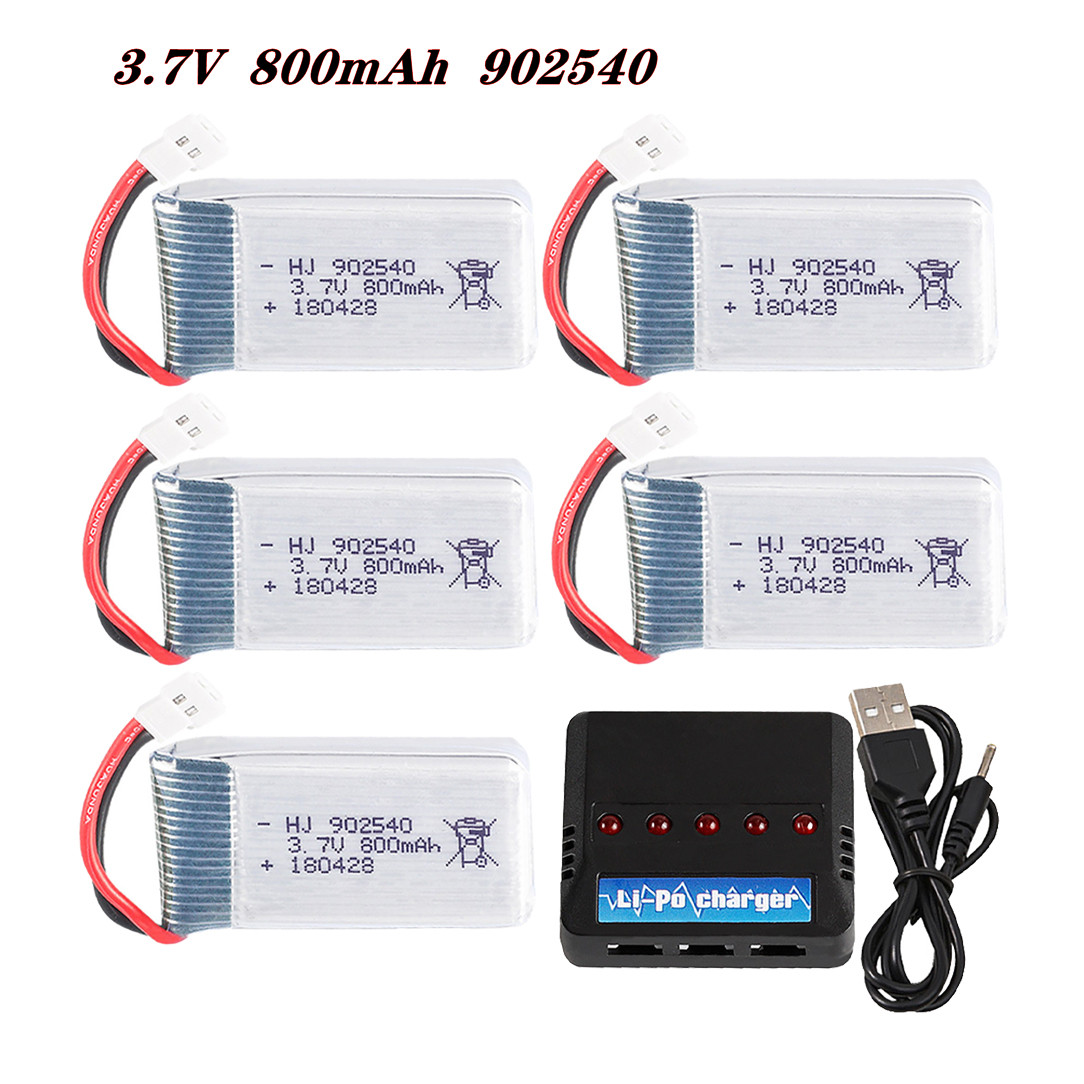 Rc Hobby Airplanes - 3.7V 800mAh 902540 25C แบตเตอรี่ Lipo