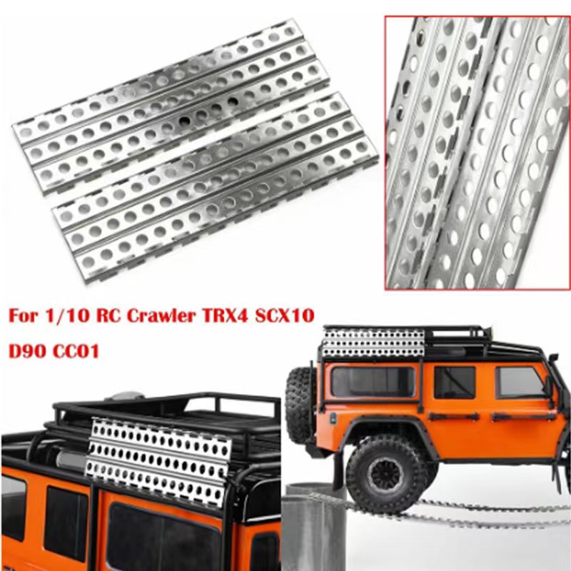 Rc Hobby Track - 1/10 Rc ติดตามรถ Escape Board รถปีนเขาลื่นไถลโลหะสําหรับ