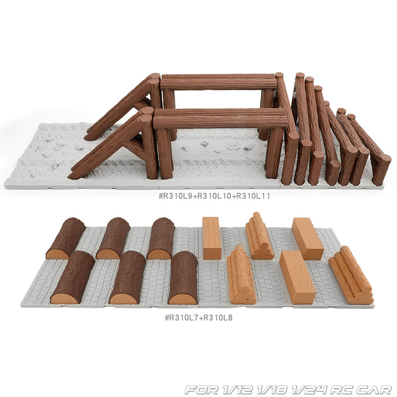 แผ่นไม้จำลองสำหรับทำสิ่งกีดขวา - Rc Hobby Track บทวิจารณ์และราคา