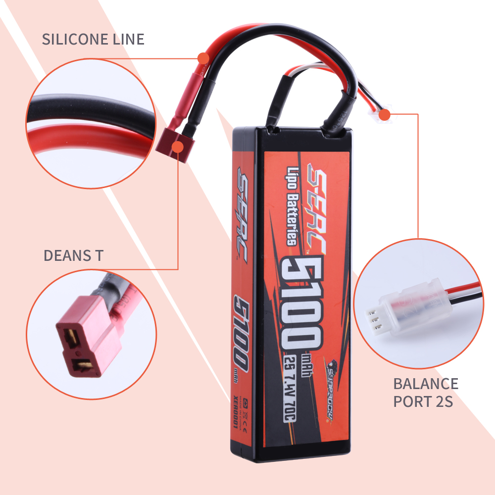 Sunpadow แบตเตอรี่ Lipo 2S 7.4 - Rc Hobby Tank บทวิจารณ์และราคา
