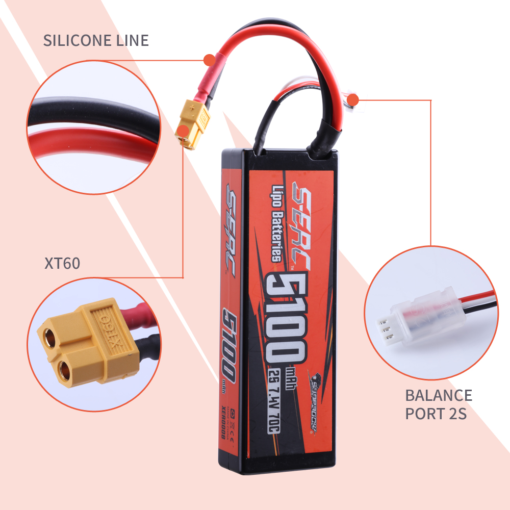 Sunpadow แบตเตอรี่ Lipo 2S 7.4 - Rc Hobby Tank บทวิจารณ์และราคา