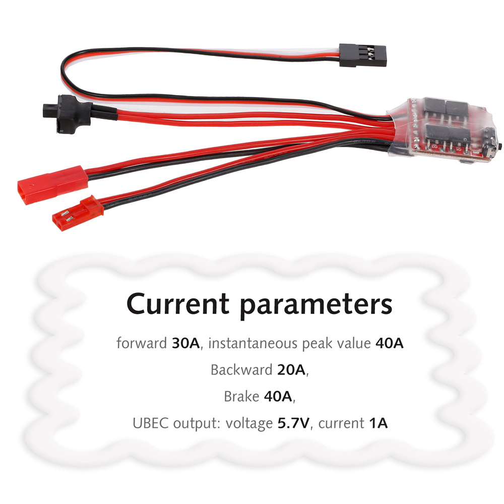 มินิ RC คาร์ 30A บลัชเชด ESC ต - Rc Hobby Toys บทวิจารณ์และราคา