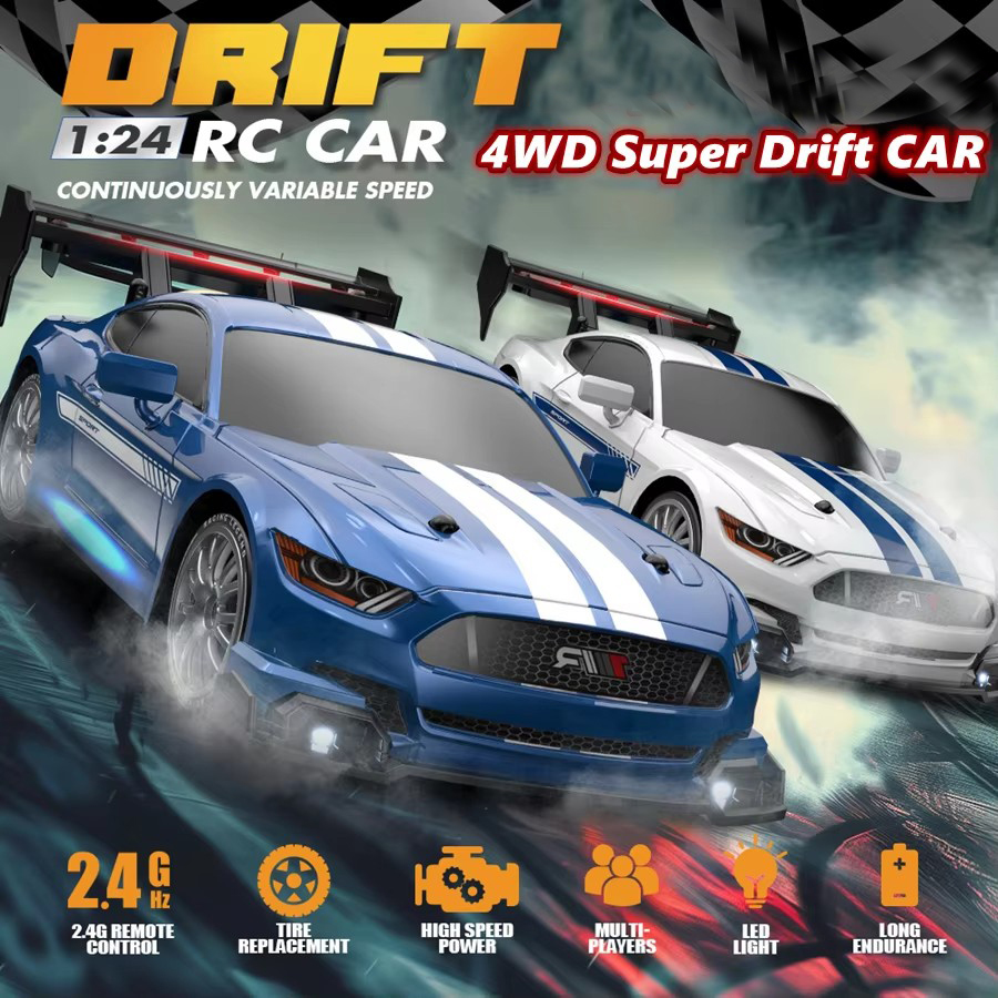 4WD รีโมทคอนโทรลรถ RC Drift 1: - Rc Hobby Tech Bali บทวิจารณ์และราคา