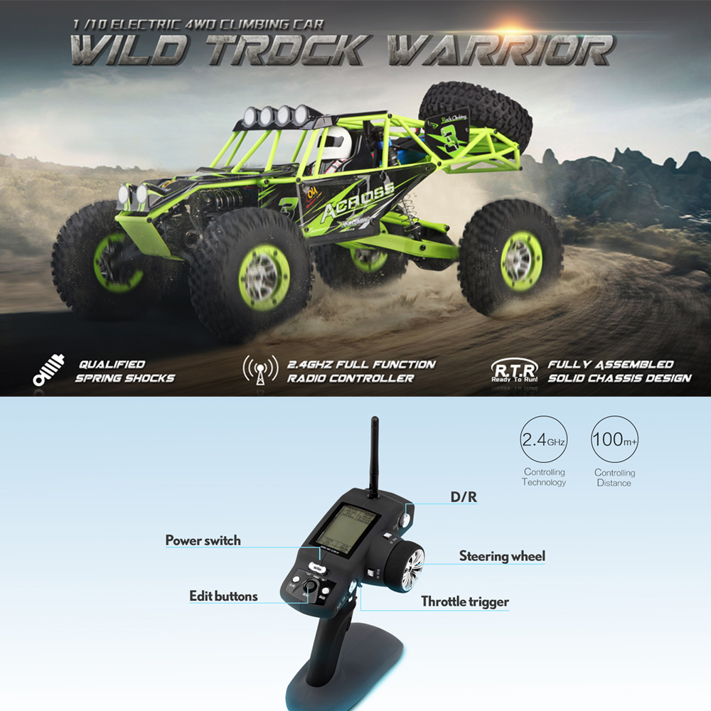 ของเล่นเด็กร้อน WLtoys 10428 R - Rc Hobby Track บทวิจารณ์และราคา