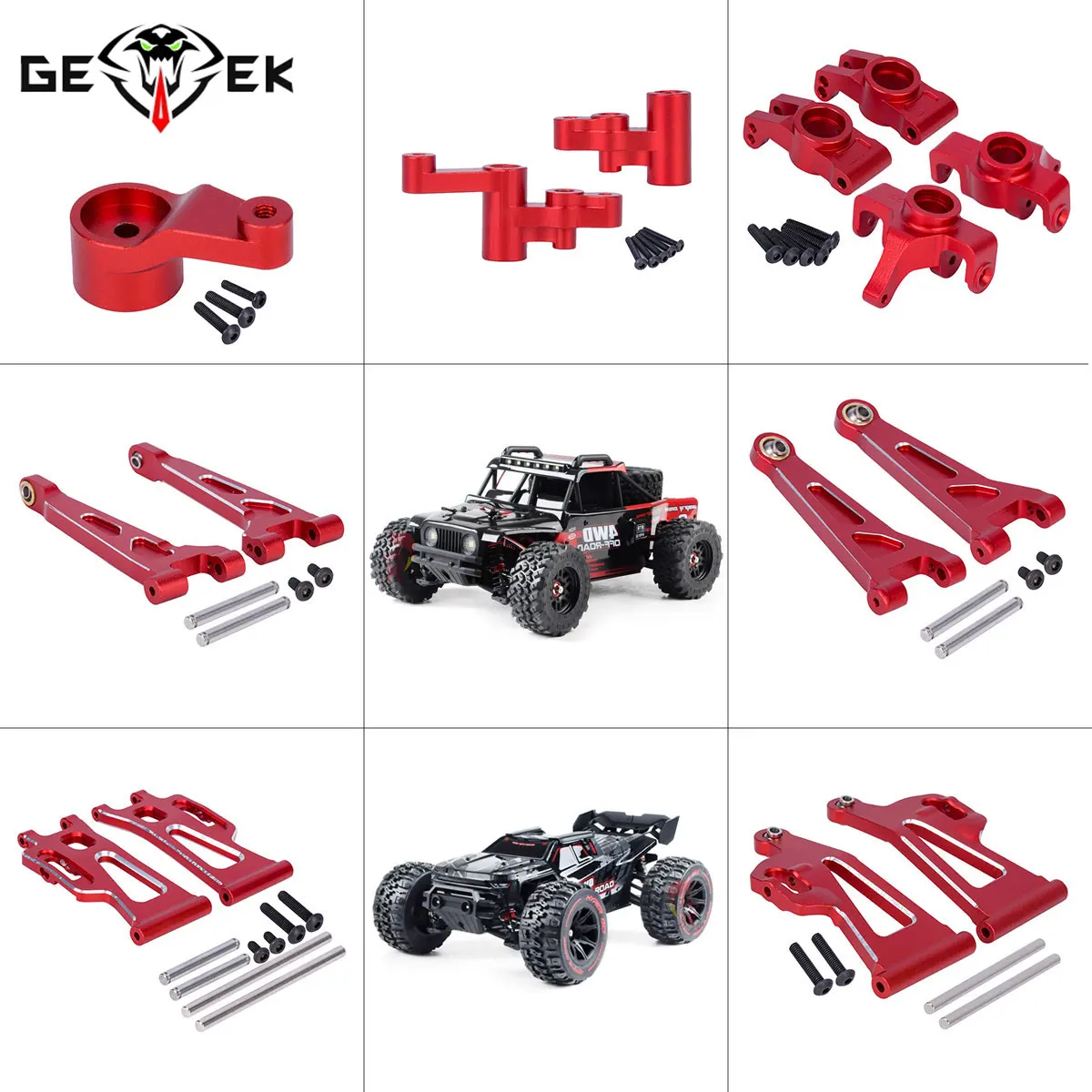 ชุดอุปกรณ์อะลูมิเนียม CNC สำหร - Rc Hobby Drift Car บทวิจารณ์และราคา