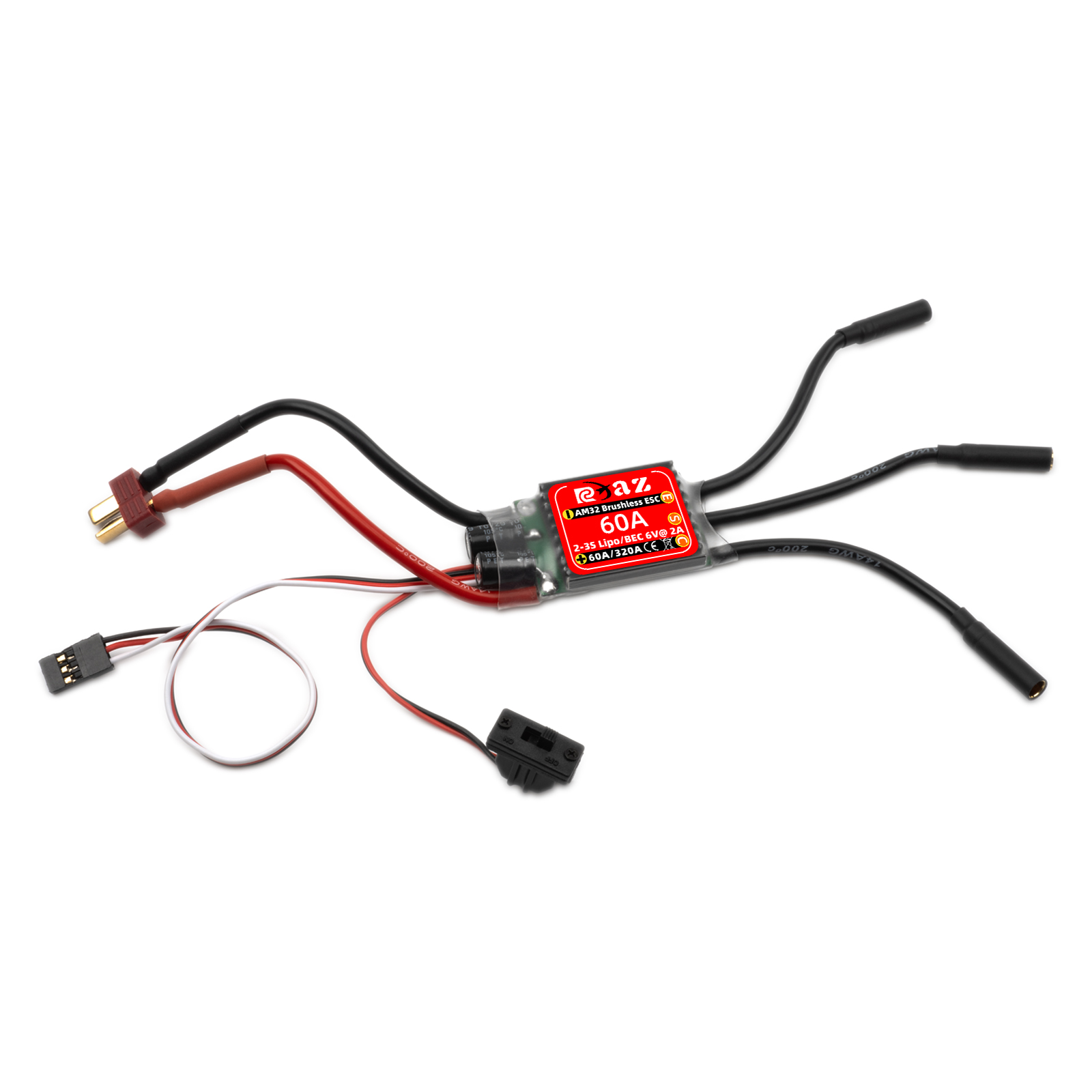 RCXAZ AM32 60A Brushless ESC E - Rc Submarine Water บทวิจารณ์และราคา