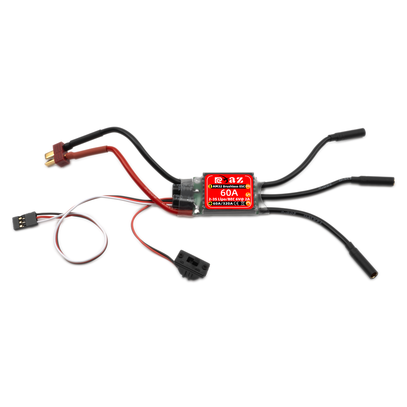 RCXAZ AM32 60A Brushless ESC E - Rc Submarine Water บทวิจารณ์และราคา