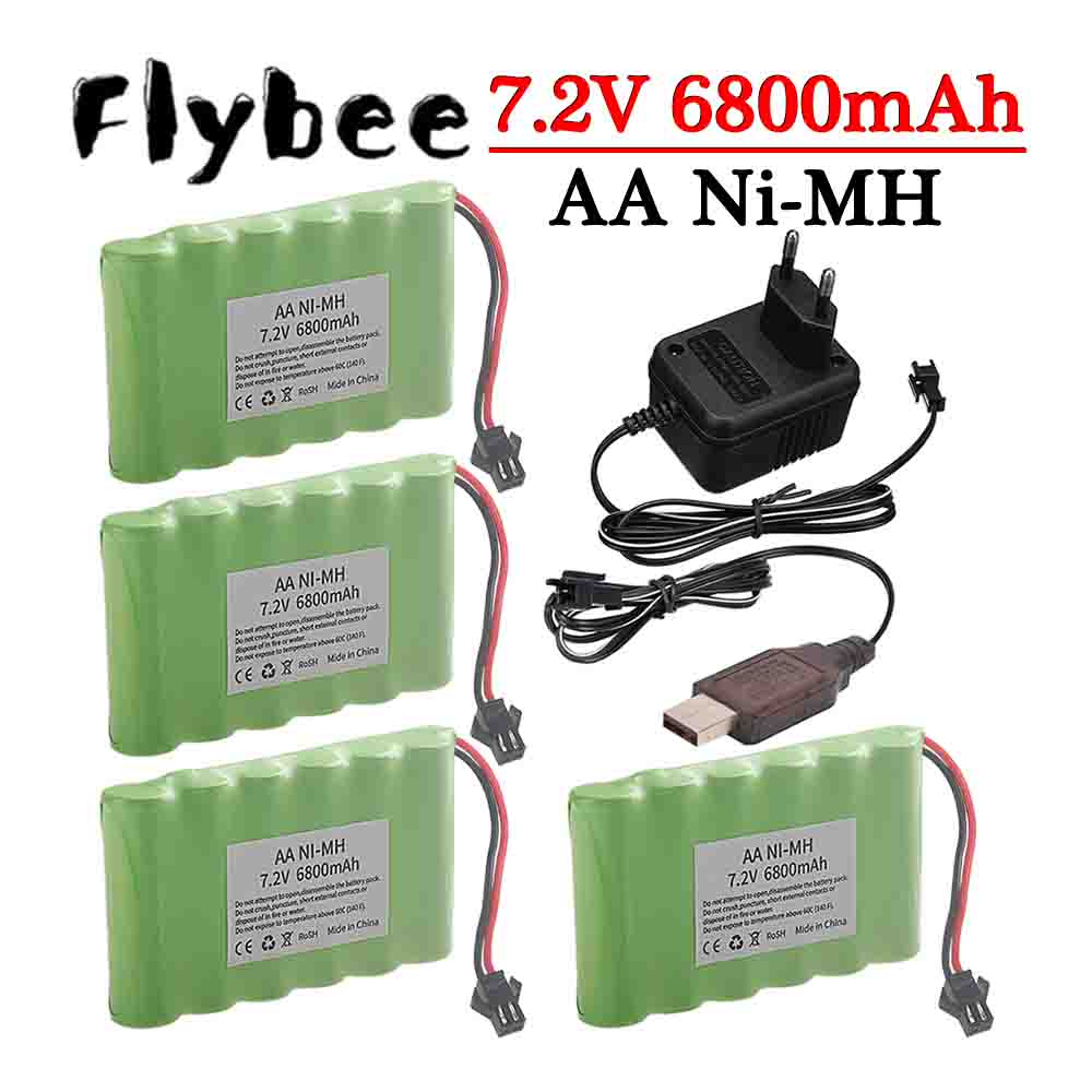 Ni-MH 7.2V 6800mAh ปลั๊ก SM แบ - Rc Hobby Tank บทวิจารณ์และราคา