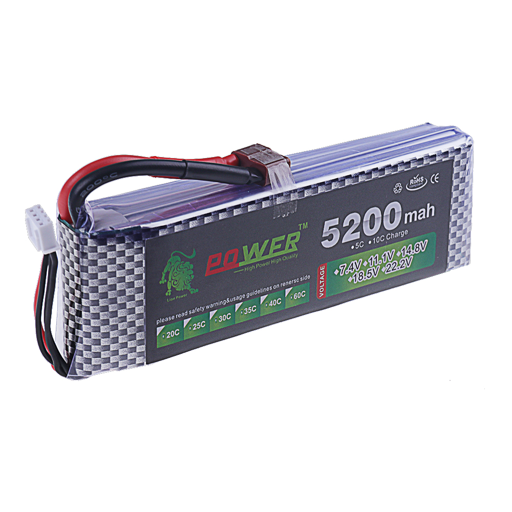 3S Lipo แบตเตอรี่ 11.1V 5200 m - Rc Hobby Airplanes บทวิจารณ์และราคา