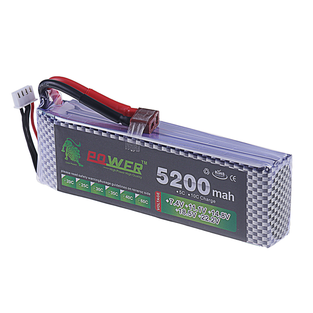 3S Lipo แบตเตอรี่ 11.1V 5200 m - Rc Hobby Airplanes บทวิจารณ์และราคา